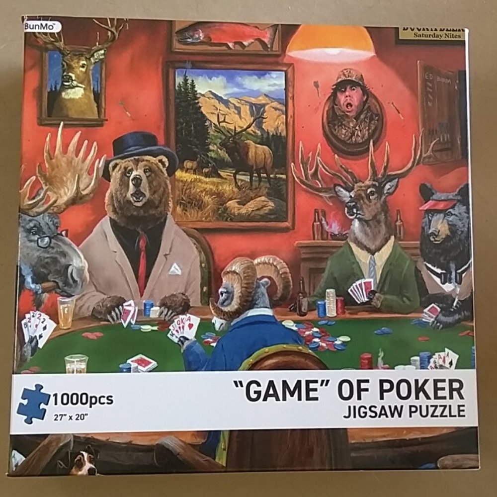 1000 pc Jigsaw Puzzle - Game of Poker